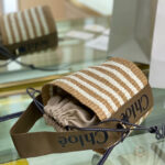Chloe Small Woody Basket Khaki